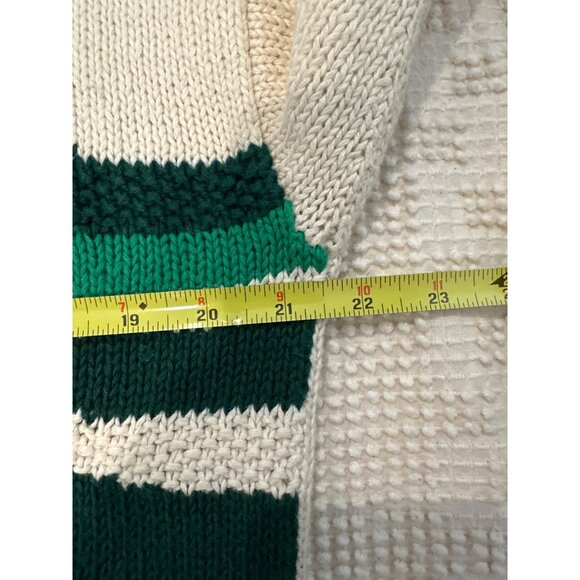 Marisa Christina Womens Hand-Knit Sweater Golf Vtg Argyle Cotton Blend Vtg RARE - Picture 7 of 12